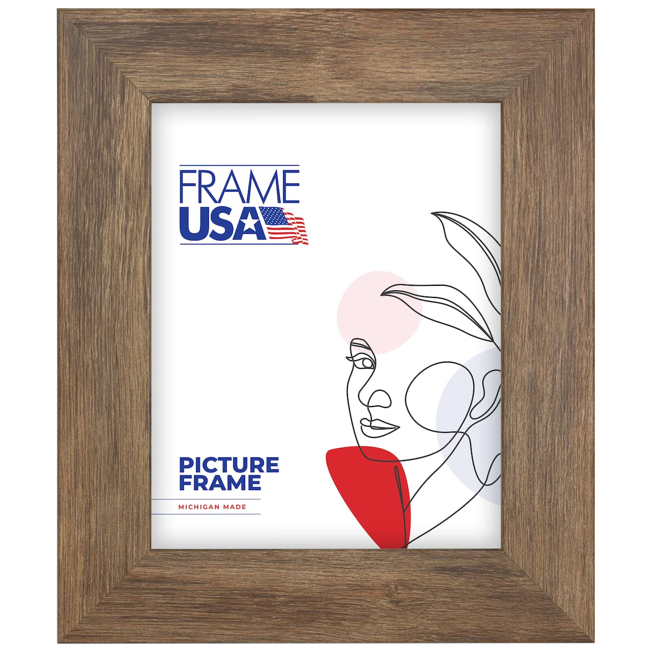 Frame USA Corporate Wide Brown Barnwood Single Image Picture Frame